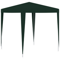 vidaXL Professional Party Tent 2x2 m Green - Outdoor Canopy for Entertaining