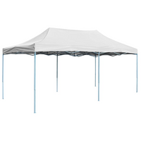 vidaXL Professional Folding Party Tent 3x6 m Steel White