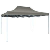 vidaXL Professional Folding Party Tent 3x4 m Steel Anthracite - Outdoor Canopy for Events and Gatherings