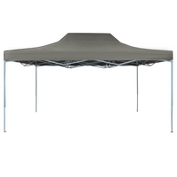 vidaXL Professional Folding Party Tent 3x4 m Steel Anthracite - Outdoor Canopy for Events and Gatherings