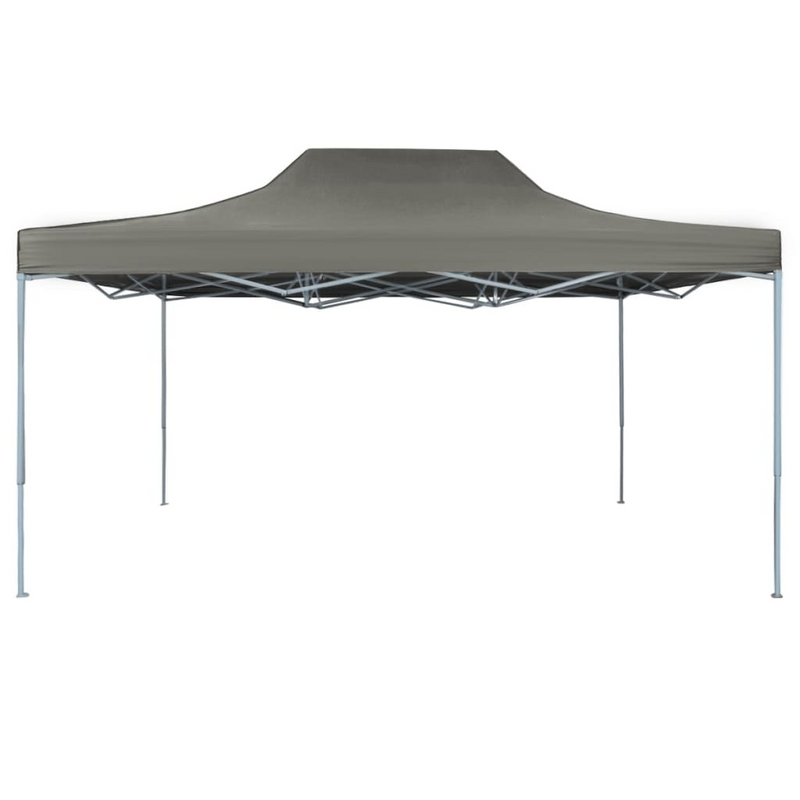 vidaXL Professional Folding Party Tent 3x4 m Steel Anthracite - Outdoor Canopy for Events and Gatherings