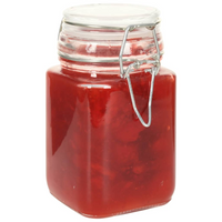 vidaXL Glass Jam Jars with Lock - Set of 12, 260 ml