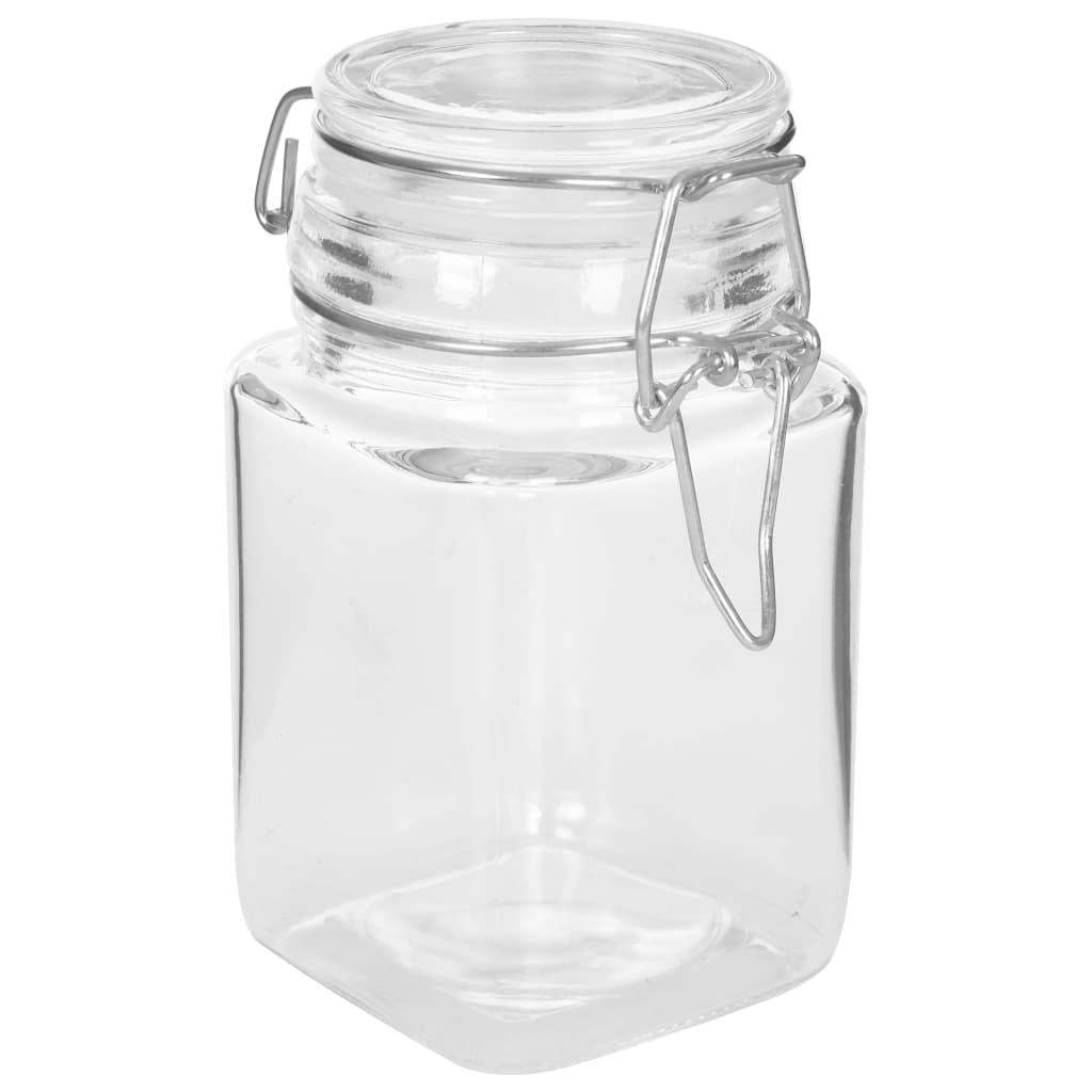 vidaXL Glass Jam Jars with Lock - Set of 12, 260 ml