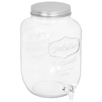 vidaXL Beverage Dispensers 2 pcs 8050 ml Glass - Perfect for Homemade Cocktails and Refreshing Lemonade