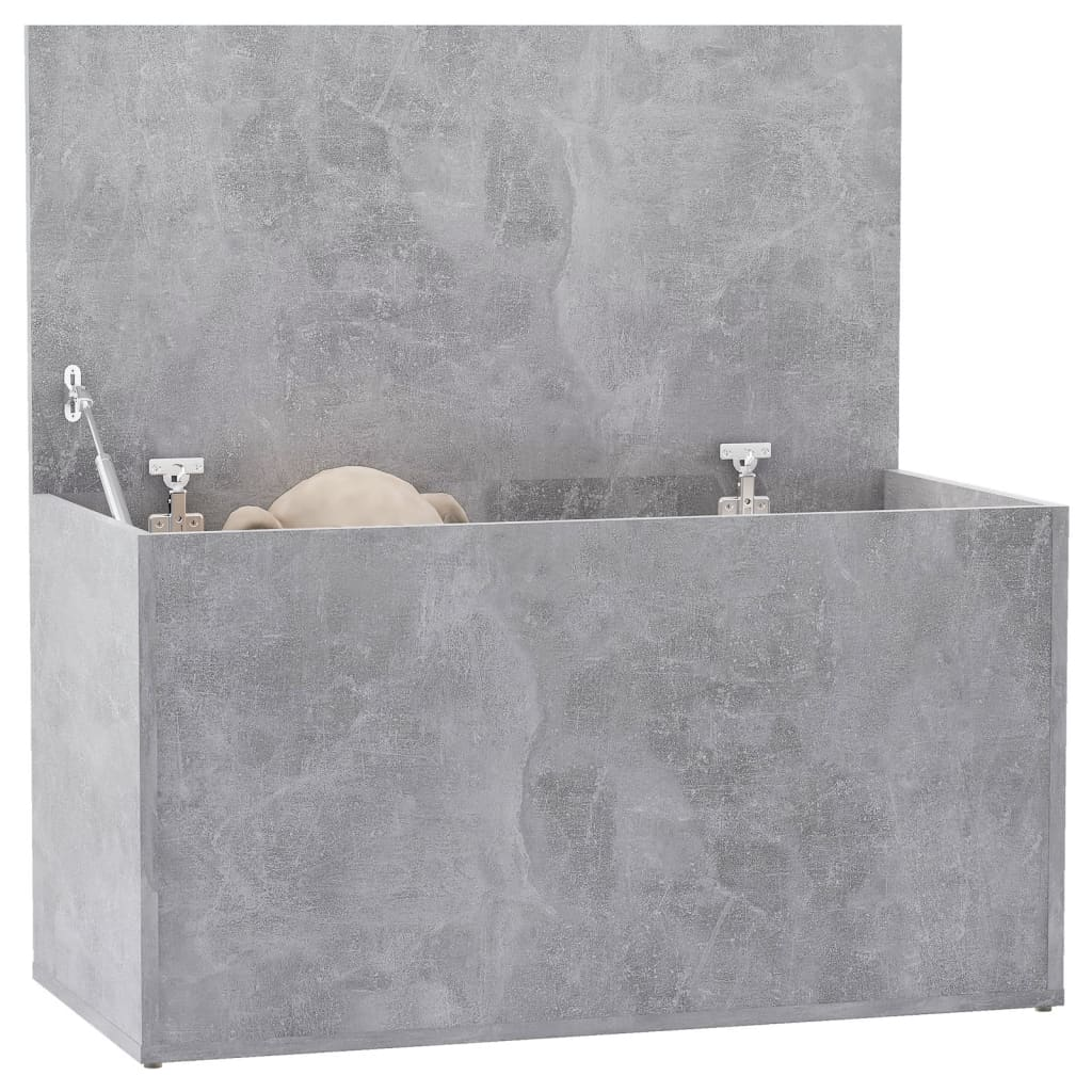 Storage Chest Concrete Grey 84x42x46 cm Engineered Wood - Organize and Style Your Living Space