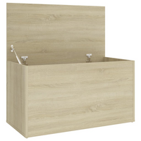 Storage Chest Sonoma Oak 84x42x46 cm - Ample Storage Space, Multipurpose Design