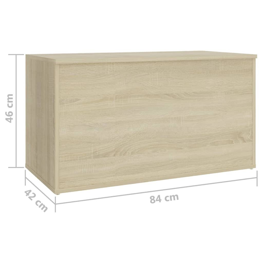 Storage Chest Sonoma Oak 84x42x46 cm - Ample Storage Space, Multipurpose Design