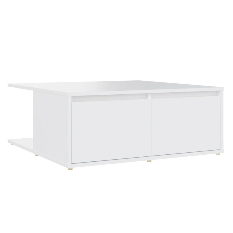 Coffee Table White 80x80x31 cm Engineered Wood - Stylish and Functional