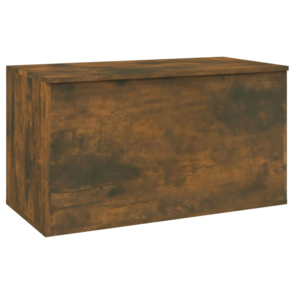 Storage Chest Smoked Oak 84x42x46 cm - Ample Storage Space, Multifunctional Use | Engineered Wood