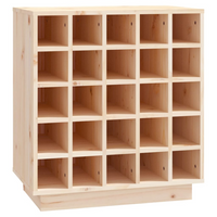 Wine Cabinet 55.5x34x61 cm Solid Wood Pine - Stylish and Sturdy Wine Storage Solution