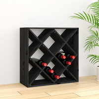 Wine Cabinet Black - Store and Display Your Wine in Style