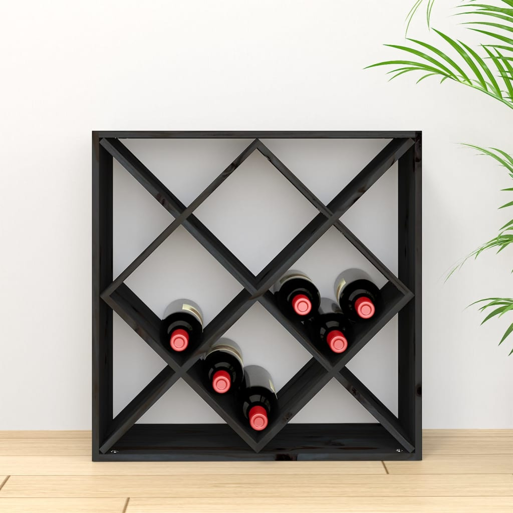 Wine Cabinet Black - Store and Display Your Wine in Style