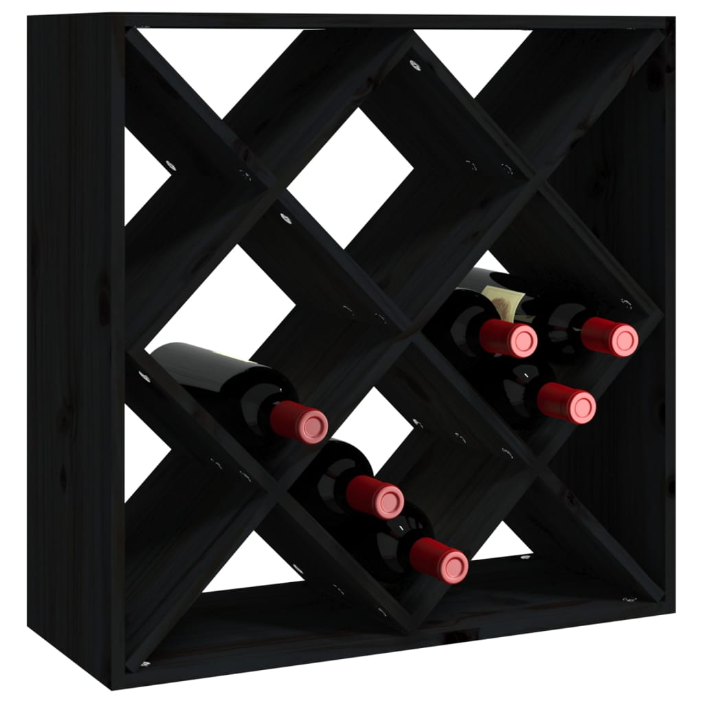 Wine Cabinet Black - Store and Display Your Wine in Style