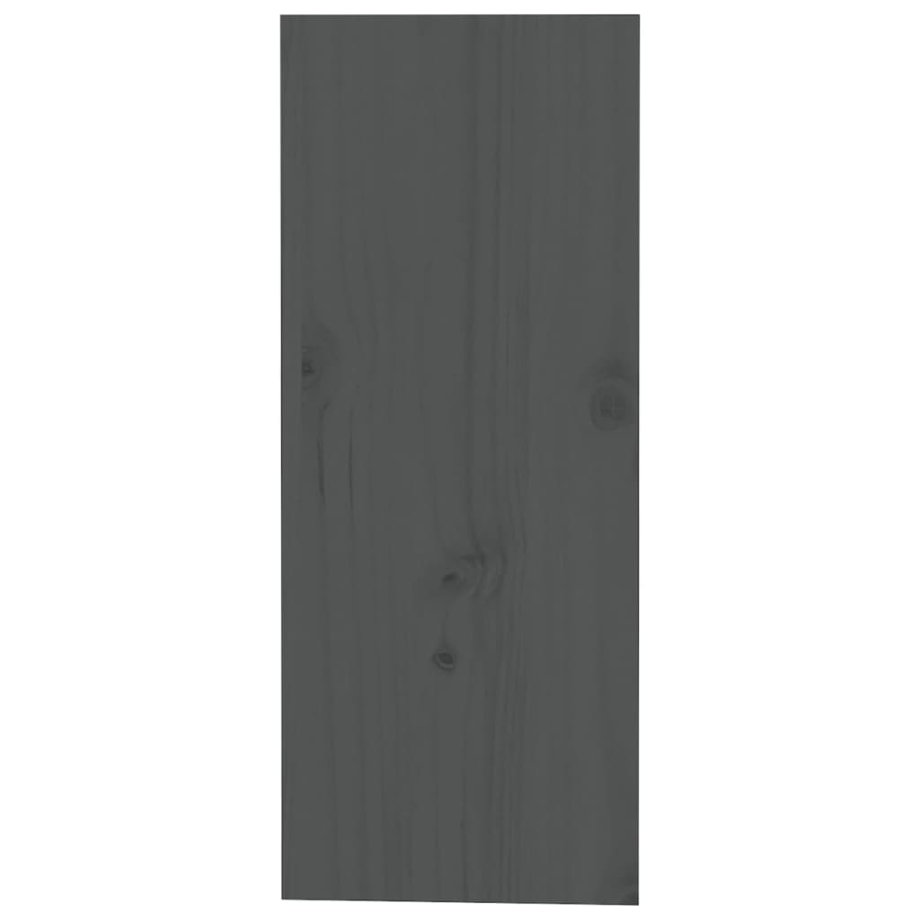 Wine Cabinet Grey 62x25x62 cm Solid Wood Pine - Store, Age, and Display Your Wine in Style