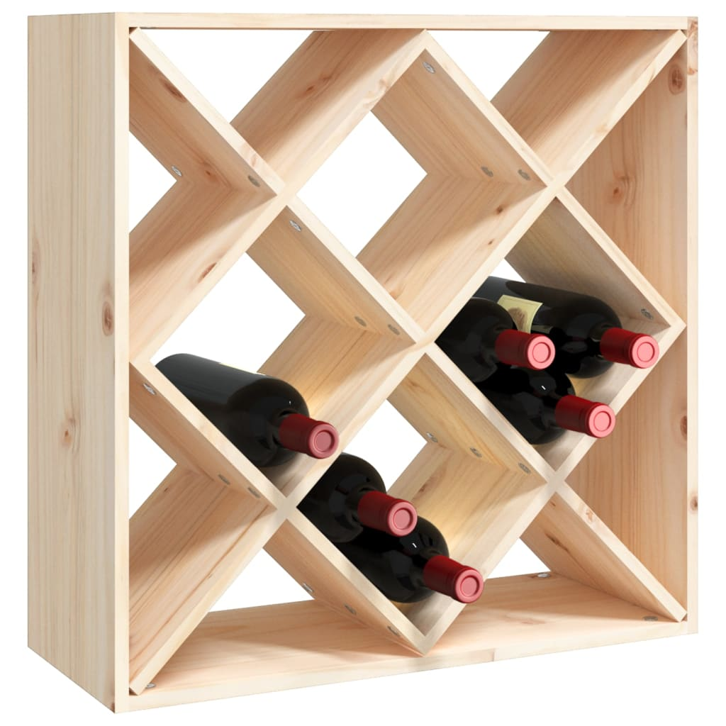 Wine Cabinet 62x25x62 cm Solid Wood Pine - Store and Display Your Wine in Style