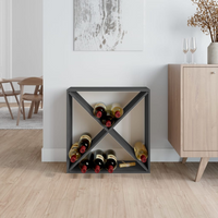 Wine Cabinet Grey - Store, Age, and Display Your Wine in Style