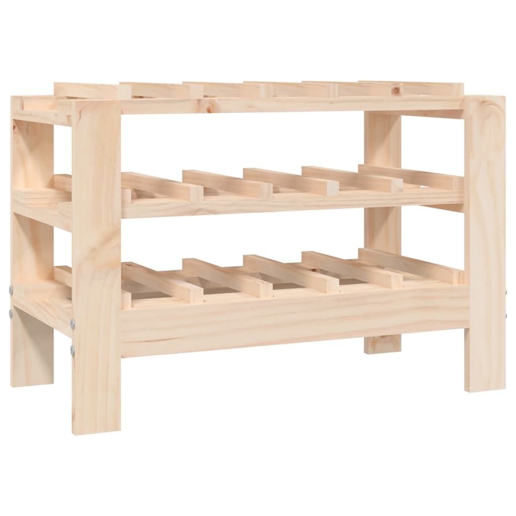 Wine Rack 61.5x30x42 cm Solid Wood Pine - Store, Age and Display Your Wine in Style