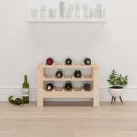 Wine Rack 61.5x30x42 cm Solid Wood Pine - Store, Age and Display Your Wine in Style