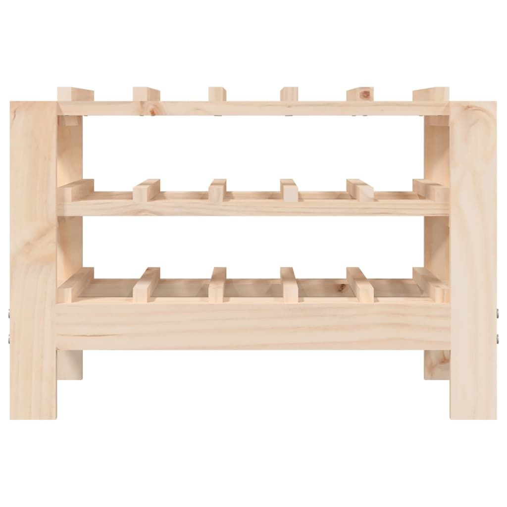 Wine Rack 61.5x30x42 cm Solid Wood Pine - Store, Age and Display Your Wine in Style