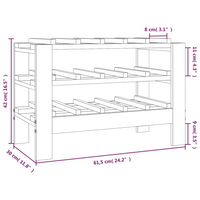 Wine Rack 61.5x30x42 cm Solid Wood Pine - Store, Age and Display Your Wine in Style