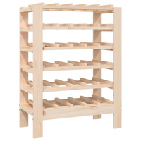 Wine Rack 61.5x30x82 cm Solid Wood Pine - Store and Display Your Wine in Style