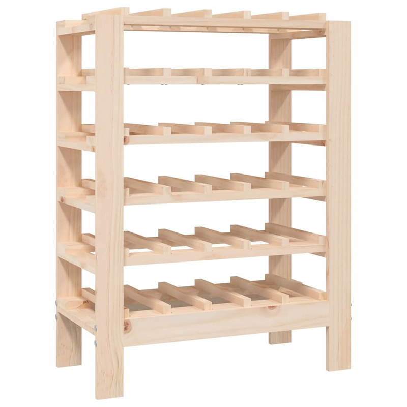 Wine Rack 61.5x30x82 cm Solid Wood Pine - Store and Display Your Wine in Style