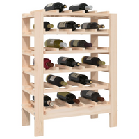 Wine Rack 61.5x30x82 cm Solid Wood Pine - Store and Display Your Wine in Style