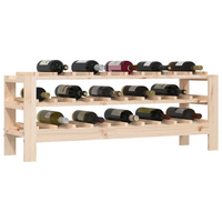 Wine Rack - Solid Wood Pine - Ample Storage Space