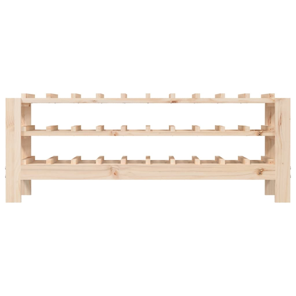 Wine Rack - Solid Wood Pine - Ample Storage Space