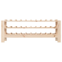 Wine Rack - Solid Wood Pine - Ample Storage Space