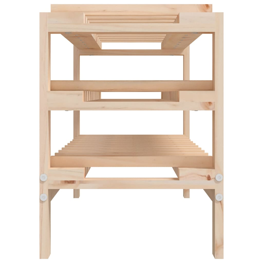 Wine Rack - Solid Wood Pine - Ample Storage Space