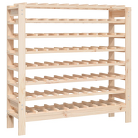 Wine Rack 109.5x30x107.5 cm Solid Wood Pine - Store and Display Your Wine in Style