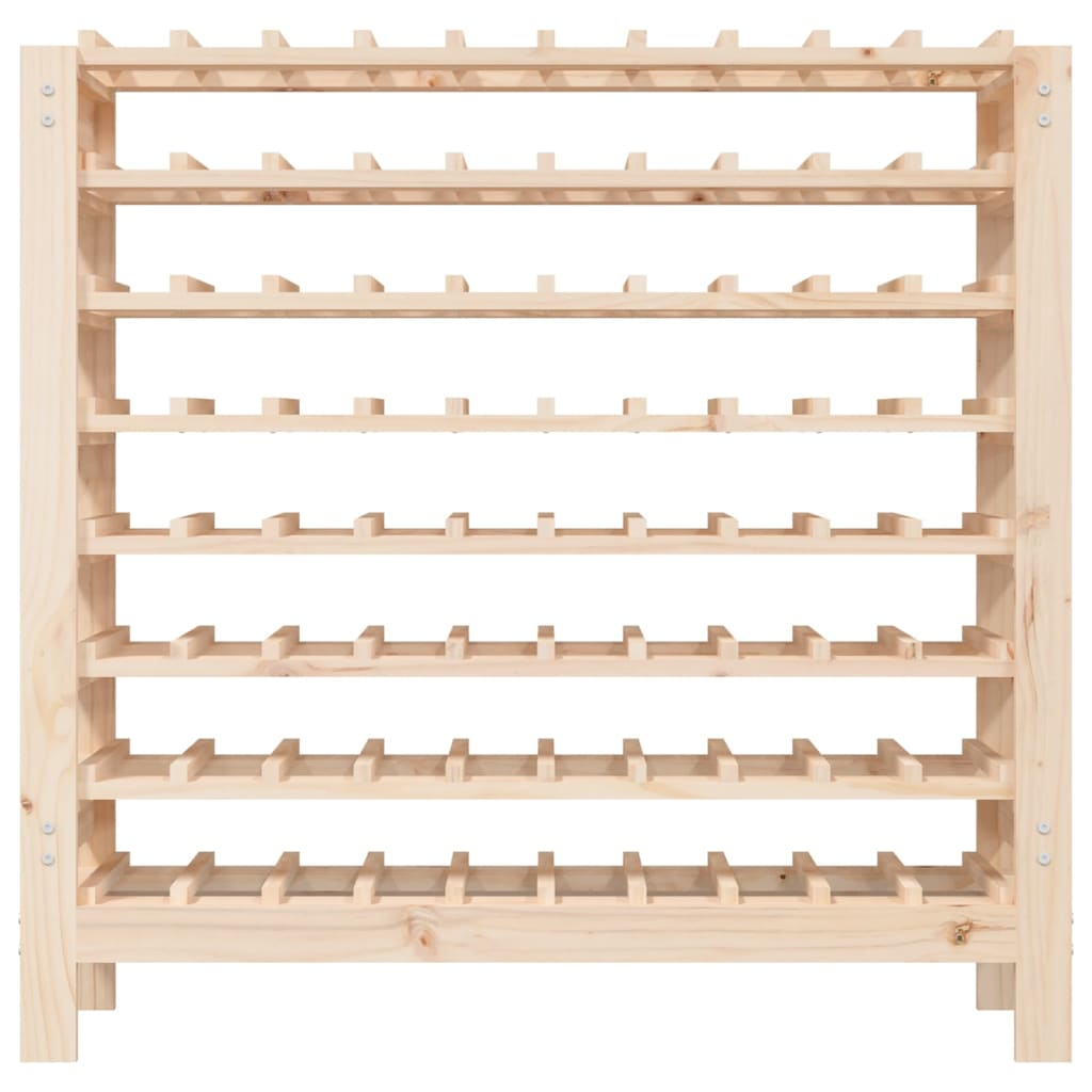 Wine Rack 109.5x30x107.5 cm Solid Wood Pine - Store and Display Your Wine in Style