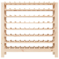 Wine Rack 109.5x30x107.5 cm Solid Wood Pine - Store and Display Your Wine in Style