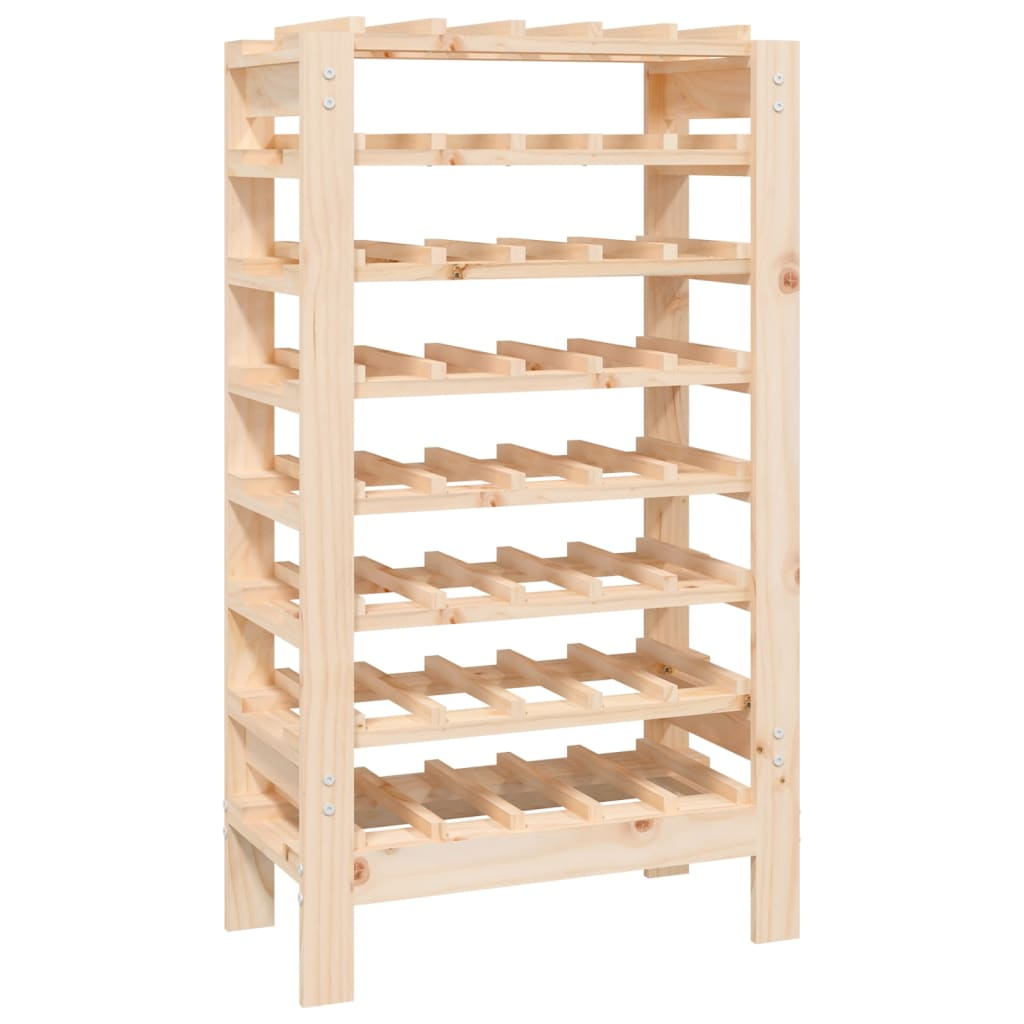 Wine Rack 61.5x30x107.5 cm Solid Wood Pine - Store, Age, and Display Your Wine in Style