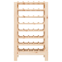 Wine Rack 61.5x30x107.5 cm Solid Wood Pine - Store, Age, and Display Your Wine in Style