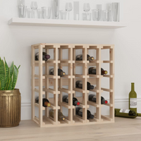 Wine Rack 58.5x33x60.5 cm Solid Wood Pine - Stylish and Functional Wine Storage