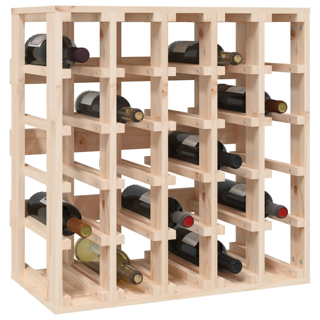 Wine Rack 58.5x33x60.5 cm Solid Wood Pine - Stylish and Functional Wine Storage