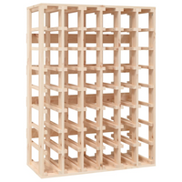 Wine Rack 70x33x94 cm - Solid Wood Pine - Ample Storage Space