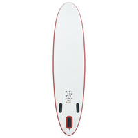 Stand Up Paddle Board Set SUP Surfboard Inflatable Red and White