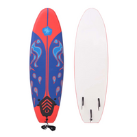 Surfboard Blue and Red 170 cm - Lightweight and Versatile