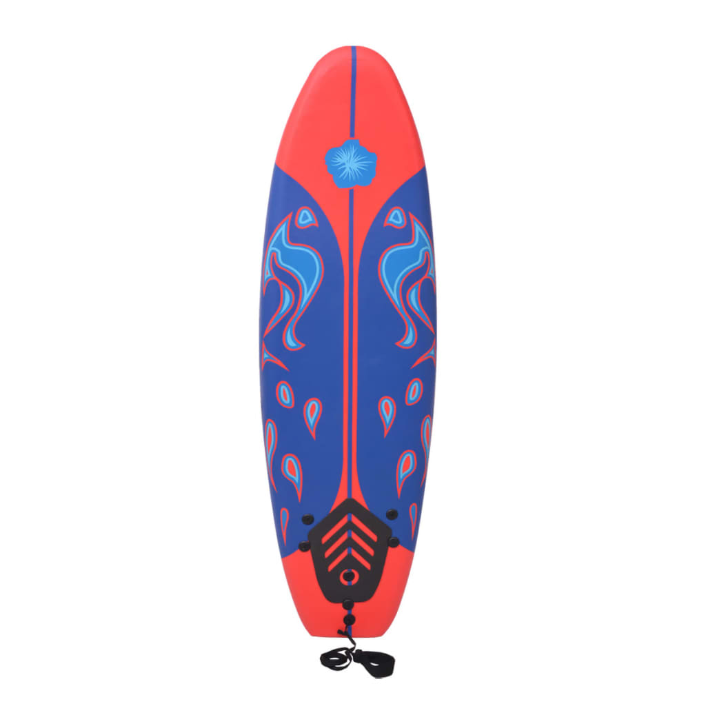 Surfboard Blue and Red 170 cm - Lightweight and Versatile