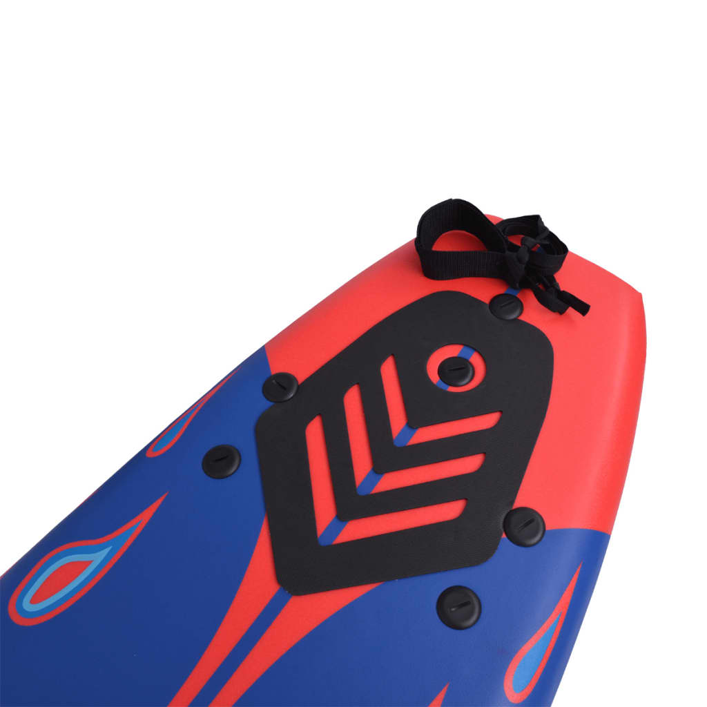 Surfboard Blue and Red 170 cm - Lightweight and Versatile