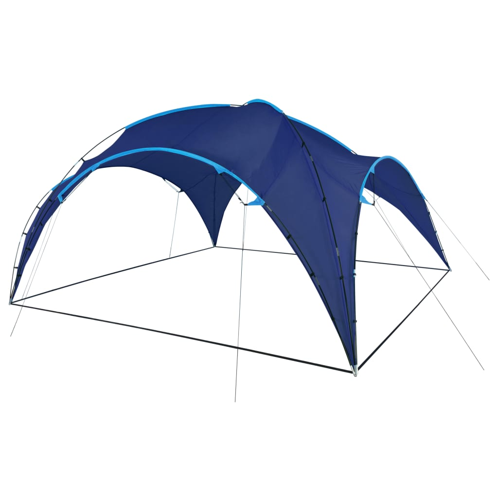 vidaXL Party Tent Arch 450x450x265 cm Dark Blue - Perfect Sun Protection for Your Outdoor Events