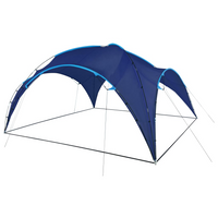 vidaXL Party Tent Arch 450x450x265 cm Dark Blue - Perfect Sun Protection for Your Outdoor Events