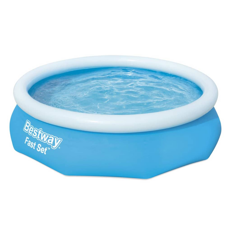 Bestway Fast Set Inflatable Swimming Pool Round 305x76 cm - Enjoy Summer Fun with Family and Friends