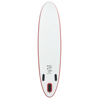 Inflatable Stand Up Paddleboard Set Red and White