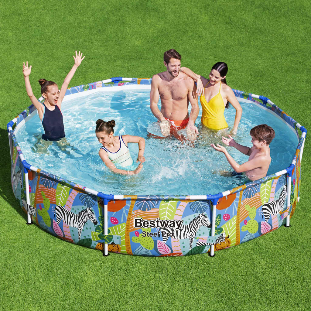 Bestway Swimming Pool Steel Pro Frame 305x66 cm - Durable and Stylish Above-Ground Pool