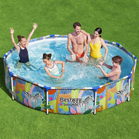 Bestway Swimming Pool Steel Pro Frame 305x66 cm - Durable and Stylish Above-Ground Pool