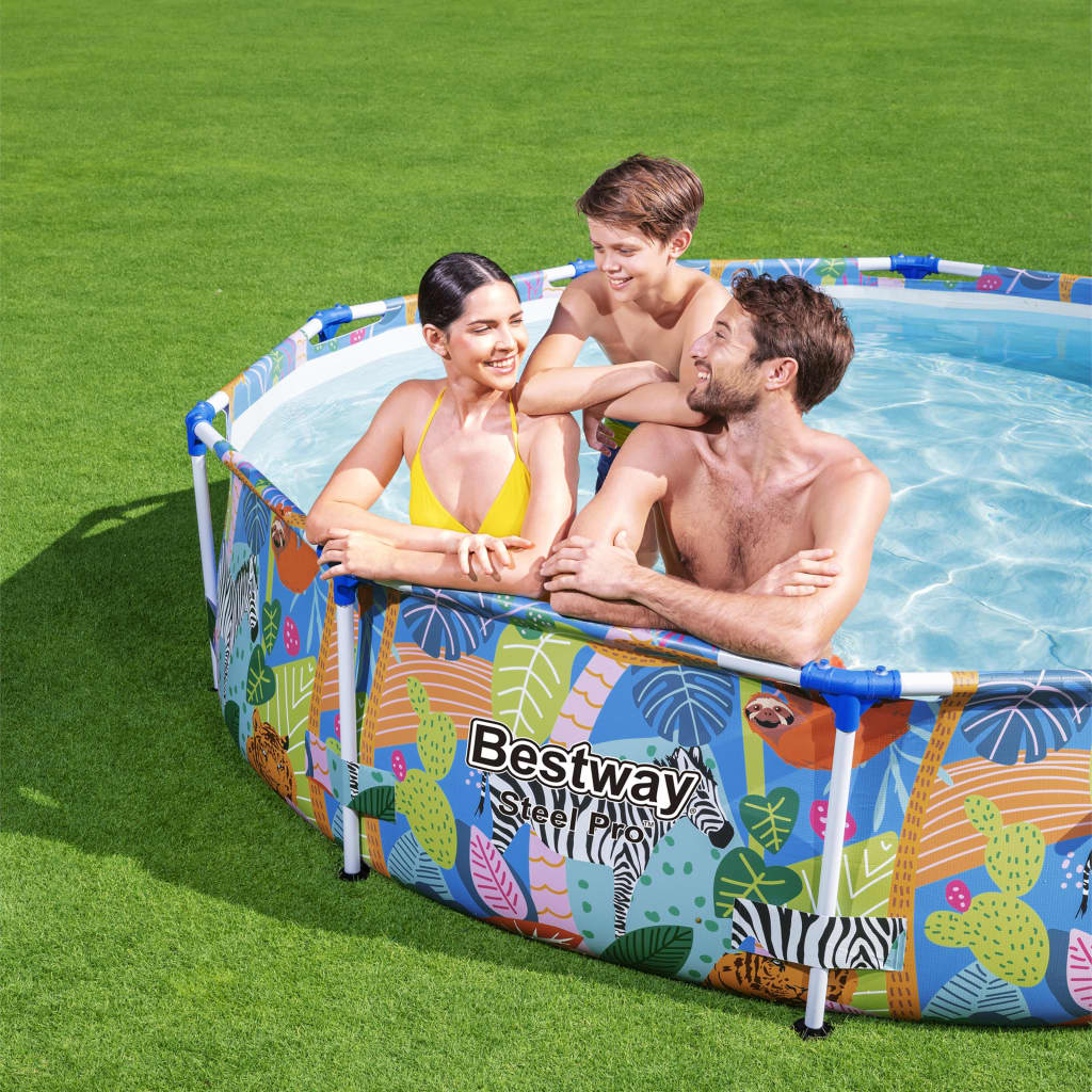 Bestway Swimming Pool Steel Pro Frame 305x66 cm - Durable and Stylish Above-Ground Pool